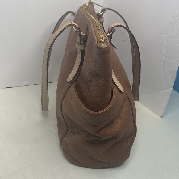 Michael Kors jet set tote in luggage brown/ buff - Picture 2 of 9